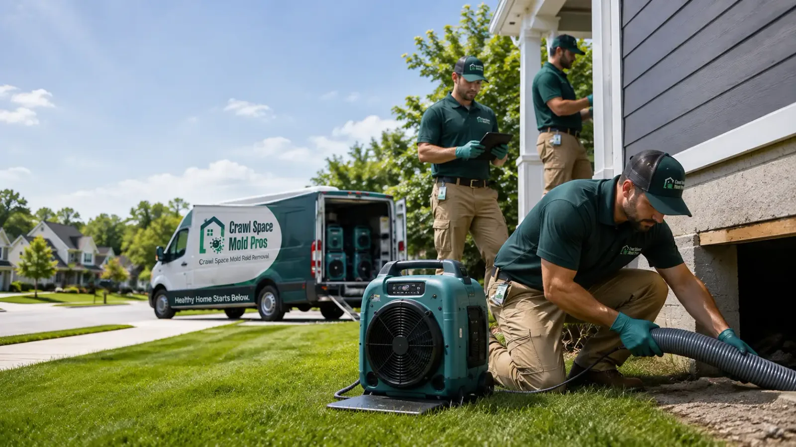 Crawl Space Mold Removal in Marcus, IA